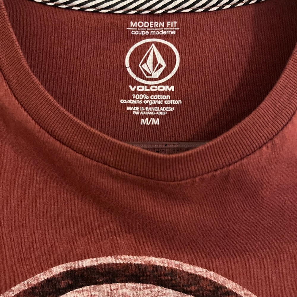 Volcom Diamond Logo Graphic Print Modern Fit Short Sleeve Shirt. M. 100% Cotton. - Picture 3 of 12